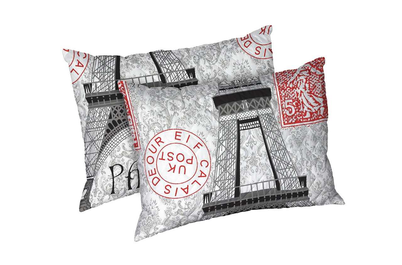 Set 2 perne Paris, microfibra matlasata Alcam, 50X70 cm - imagine 5